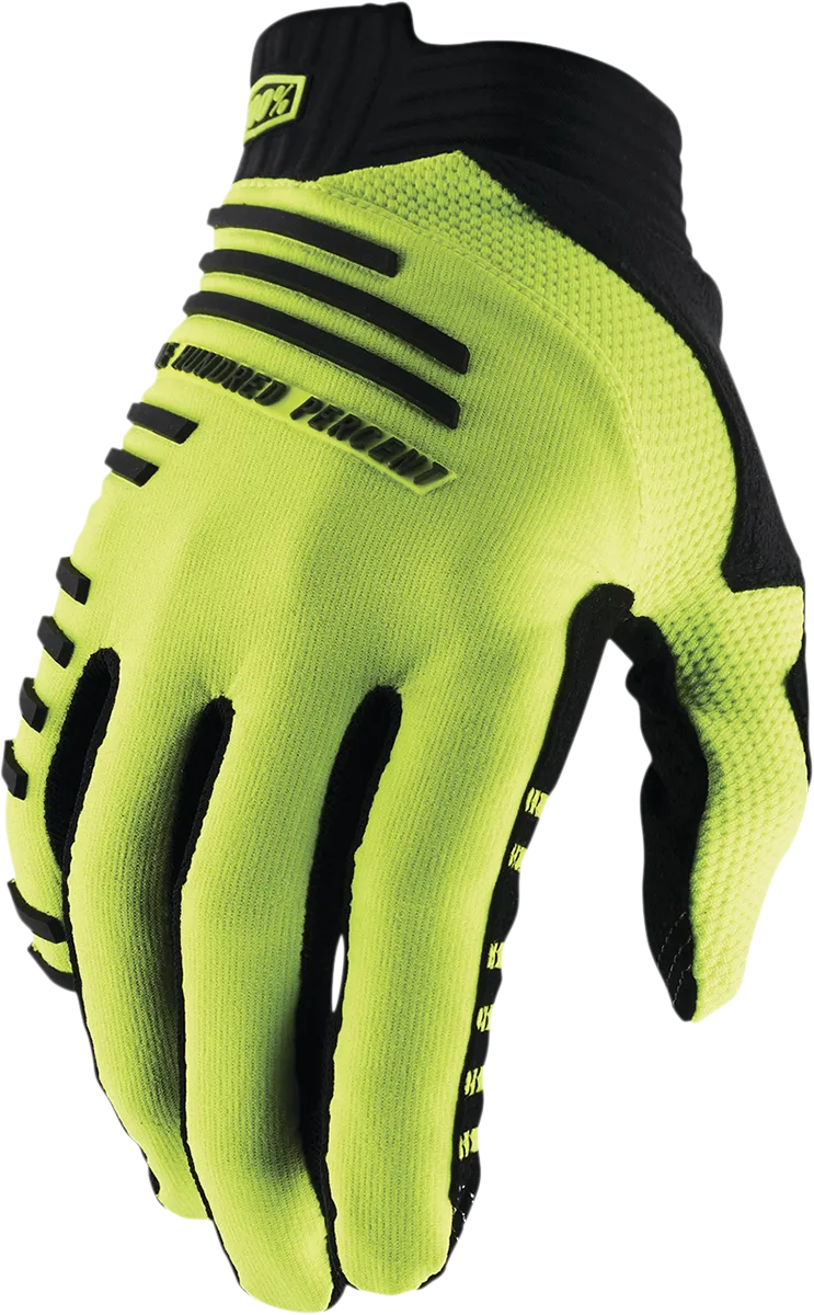 100% R-Core Gloves - Fluorescent Yellow - 2XL 10027-00014