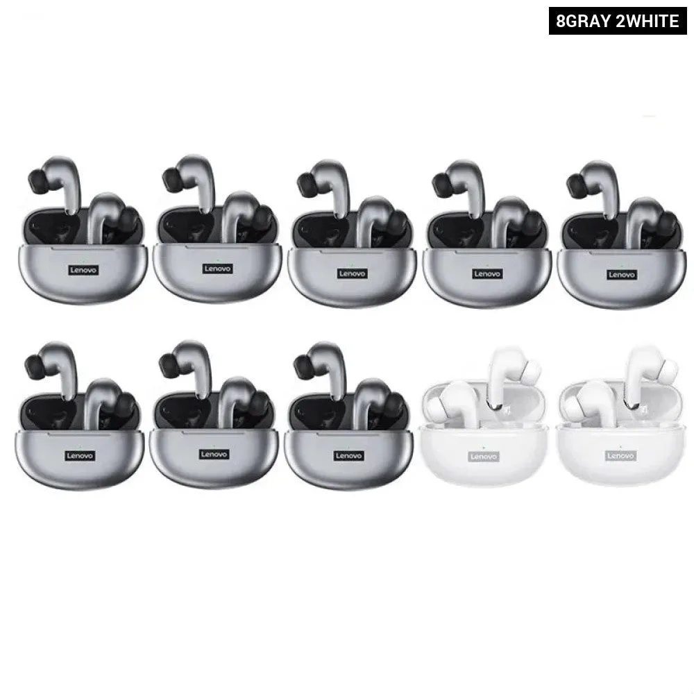 10pcs Wireless Bluetooth Hifi Music Lp5 Sports Waterproof Earphones with Mic & Earbuds