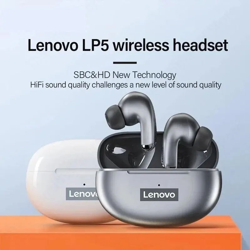 10pcs Wireless Bluetooth Hifi Music Lp5 Sports Waterproof Earphones with Mic & Earbuds