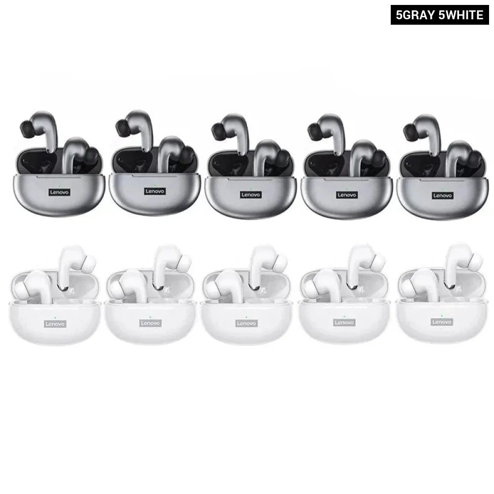 10pcs Wireless Bluetooth Hifi Music Lp5 Sports Waterproof Earphones with Mic & Earbuds