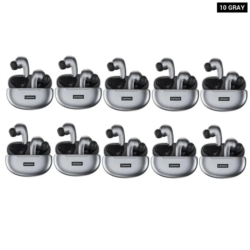 10pcs Wireless Bluetooth Hifi Music Lp5 Sports Waterproof Earphones with Mic & Earbuds