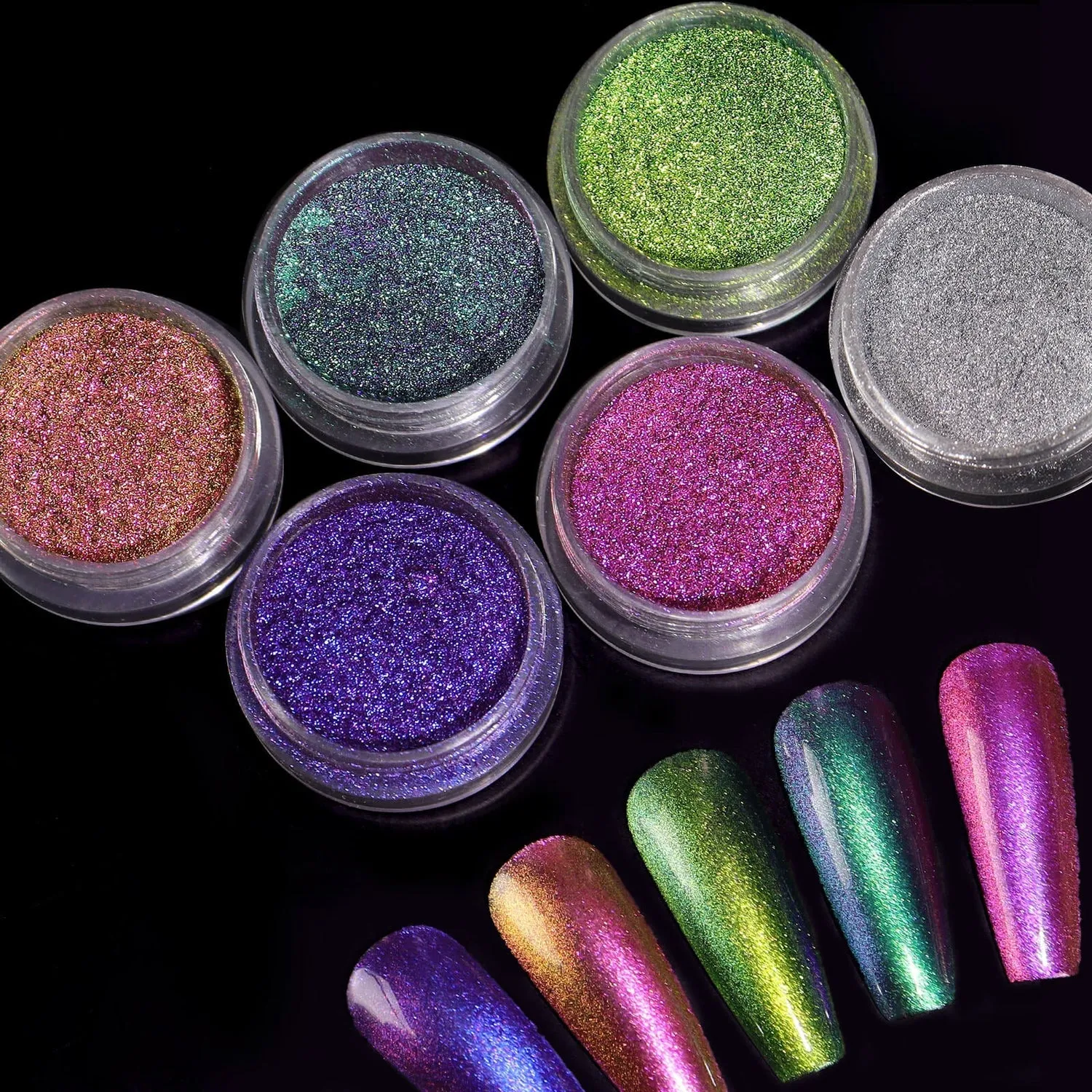 25pcs Cat Eye Pigment DIY Set
