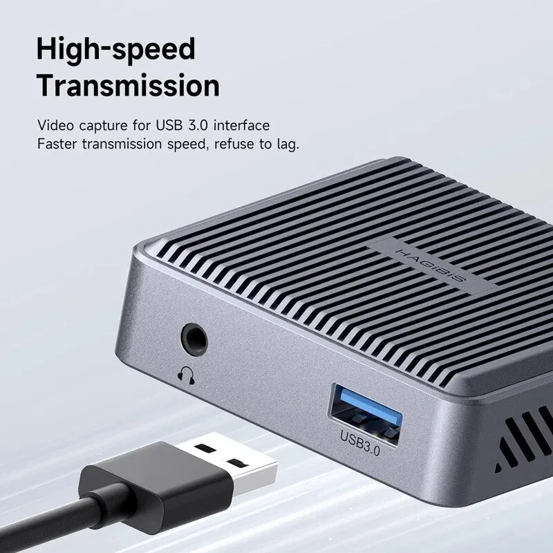 4K HDMI Video Capture Card with Loop Out - 1080P Game Recording and Live Streaming for Consoles and PC