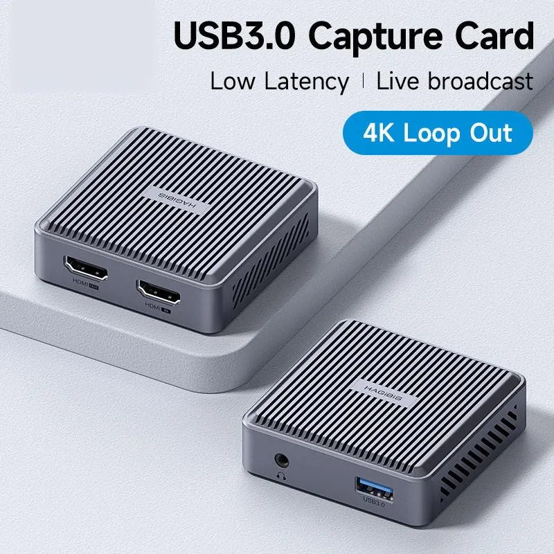 4K HDMI Video Capture Card with Loop Out - 1080P Game Recording and Live Streaming for Consoles and PC