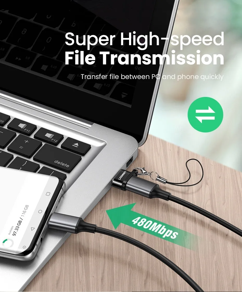 50568 USB-C 3.1 Female to USB-A 2.0 Male Adapter
