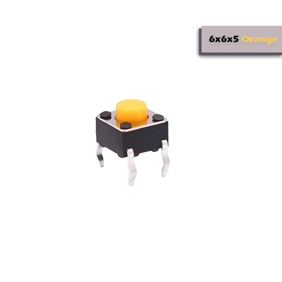 6x6x5mm Mini Tactile Push Button Switch - 4Legs