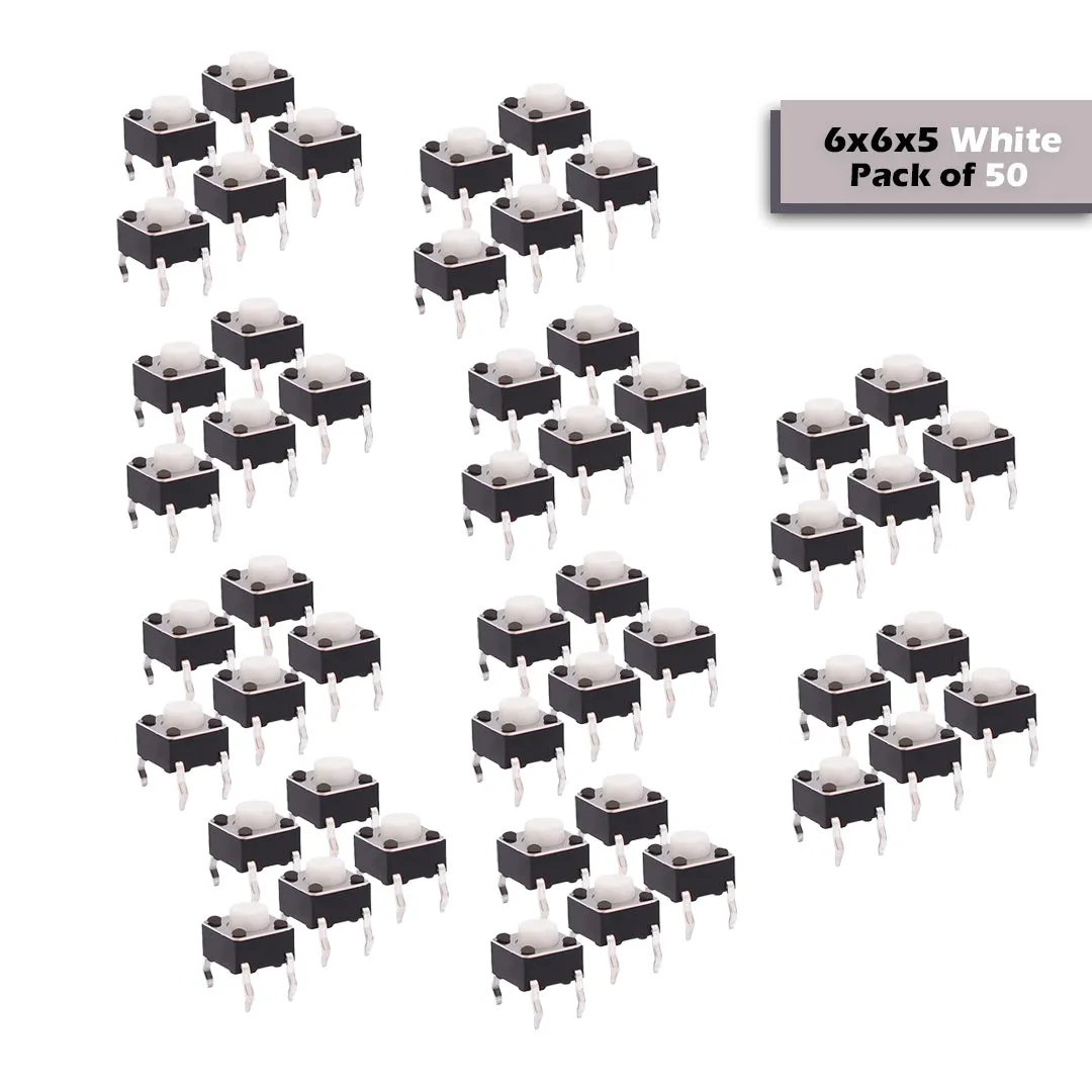6x6x5mm Mini Tactile Push Button Switch - 4Legs