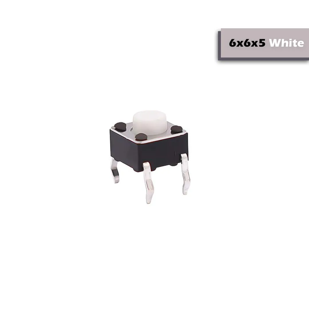 6x6x5mm Mini Tactile Push Button Switch - 4Legs