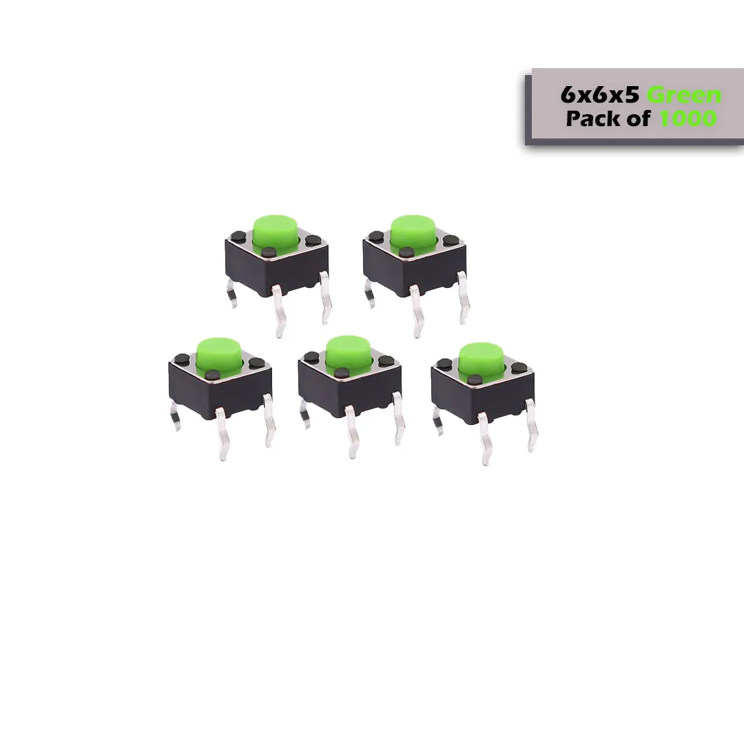 6x6x5mm Mini Tactile Push Button Switch - 4Legs