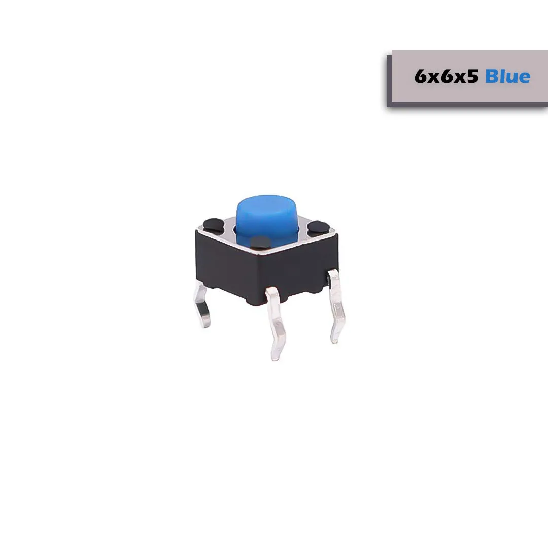 6x6x5mm Mini Tactile Push Button Switch - 4Legs