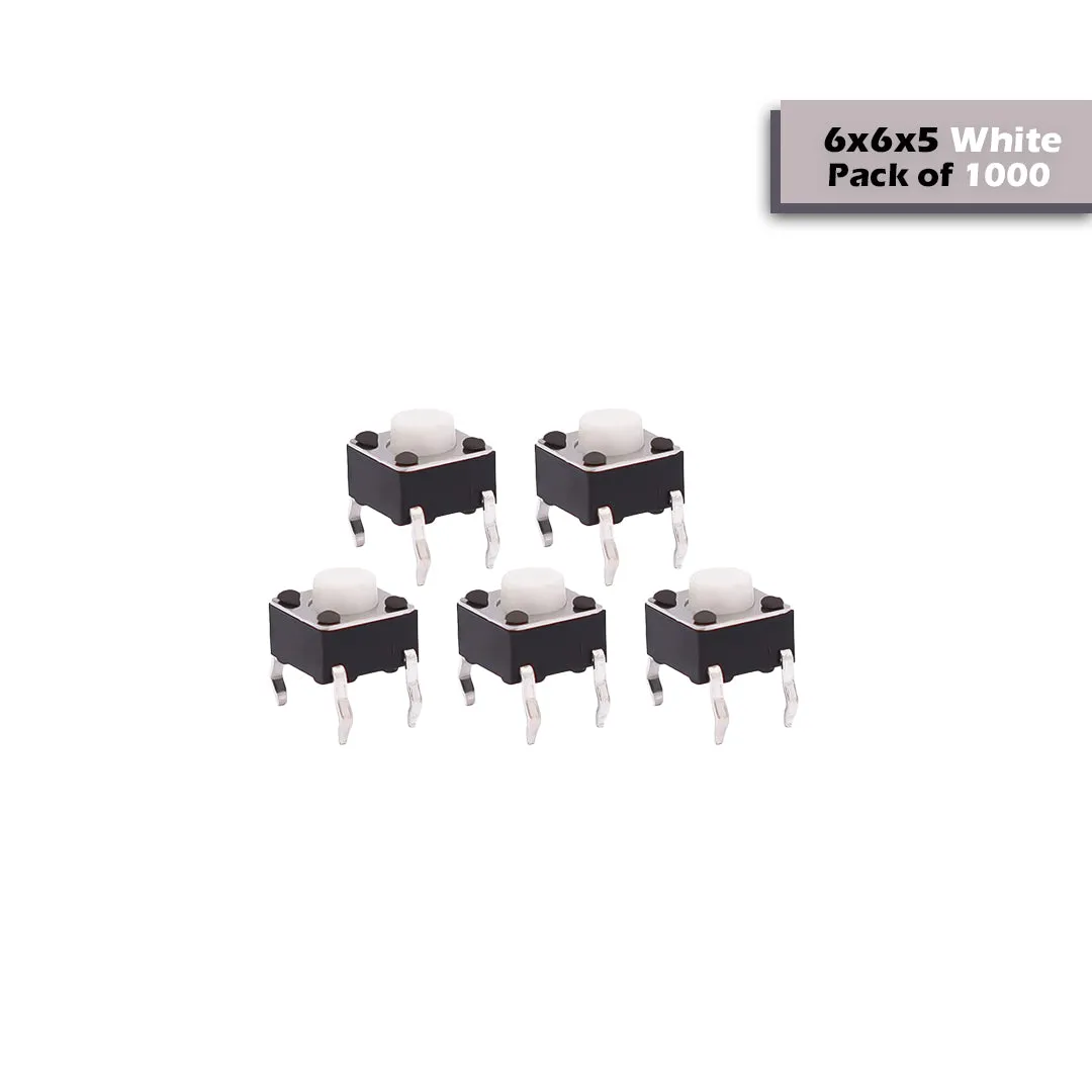 6x6x5mm Mini Tactile Push Button Switch - 4Legs