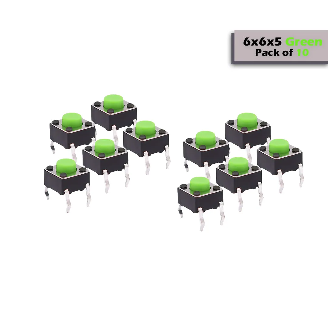 6x6x5mm Mini Tactile Push Button Switch - 4Legs