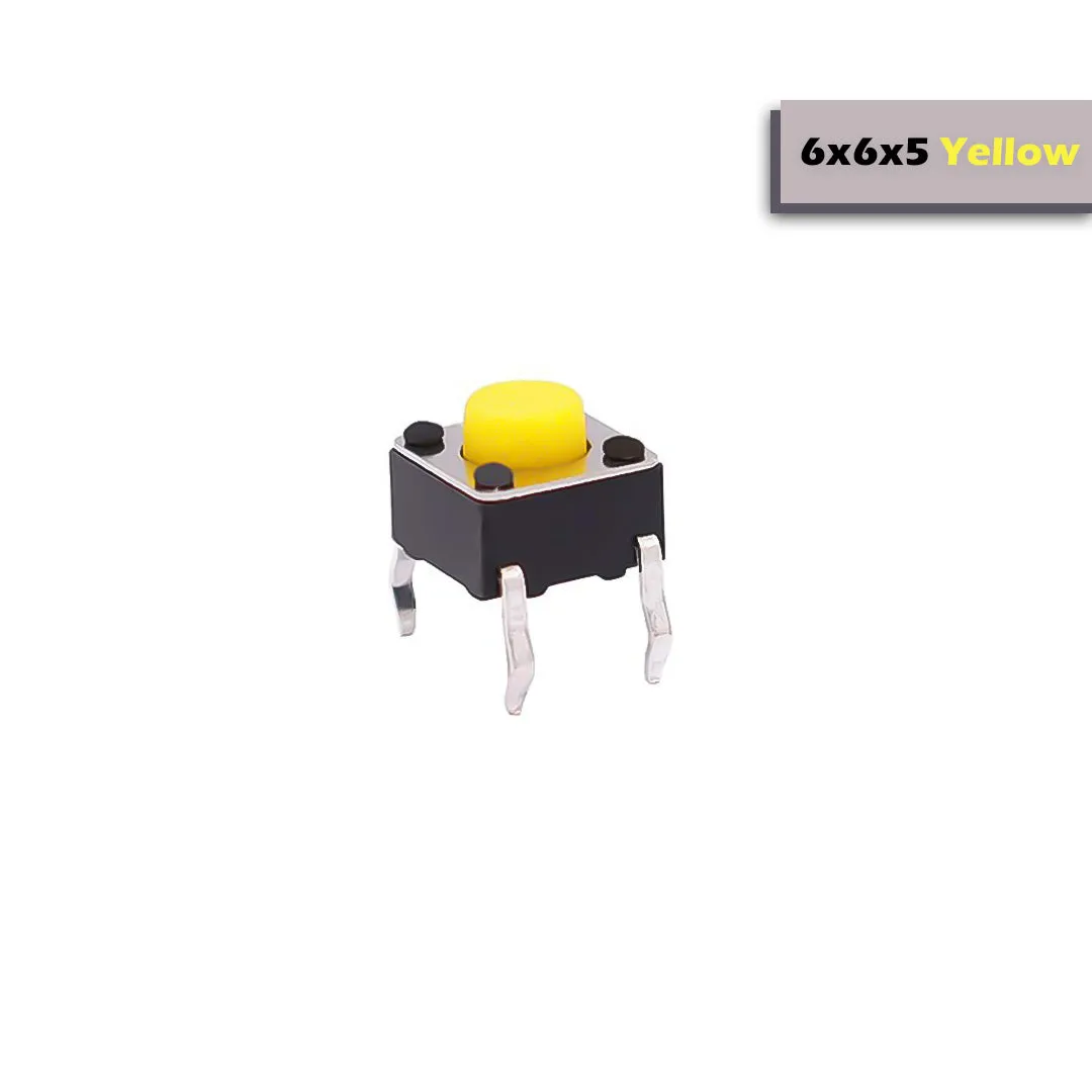 6x6x5mm Mini Tactile Push Button Switch - 4Legs