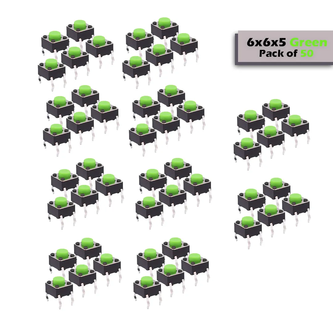 6x6x5mm Mini Tactile Push Button Switch - 4Legs