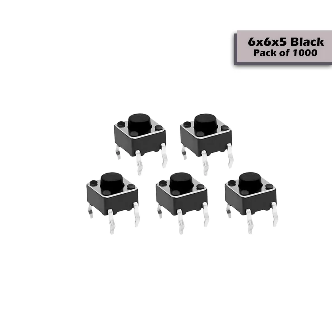 6x6x5mm Mini Tactile Push Button Switch - 4Legs