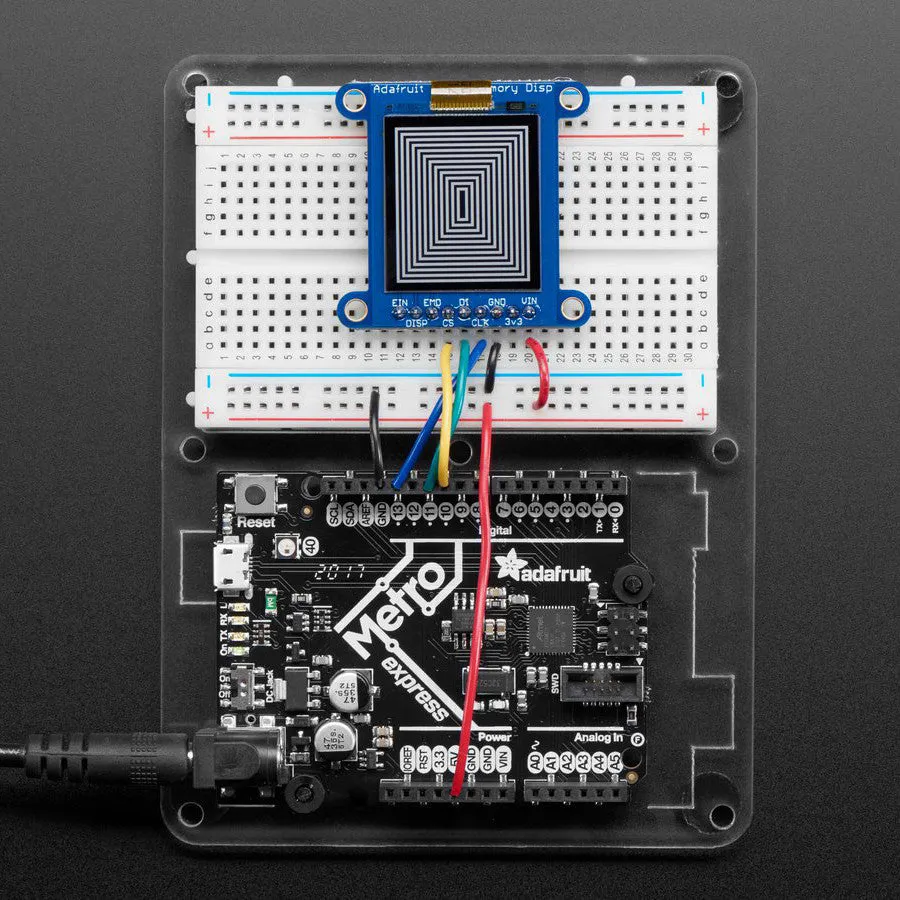 Adafruit SHARP Memory Display Breakout - 1.3" 168x144 Monochrome