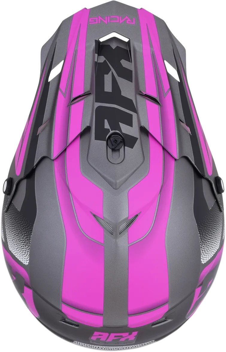 AFX FX-17 Helmet - Force - Frost Gray/Fuchsia - Medium 0110-5210