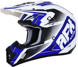 AFX FX-17 Helmet - Force - Pearl White/Blue - Small 0110-5238