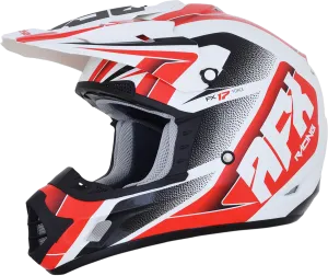 AFX FX-17 Helmet - Force - Pearl White/Red - XL 0110-5247
