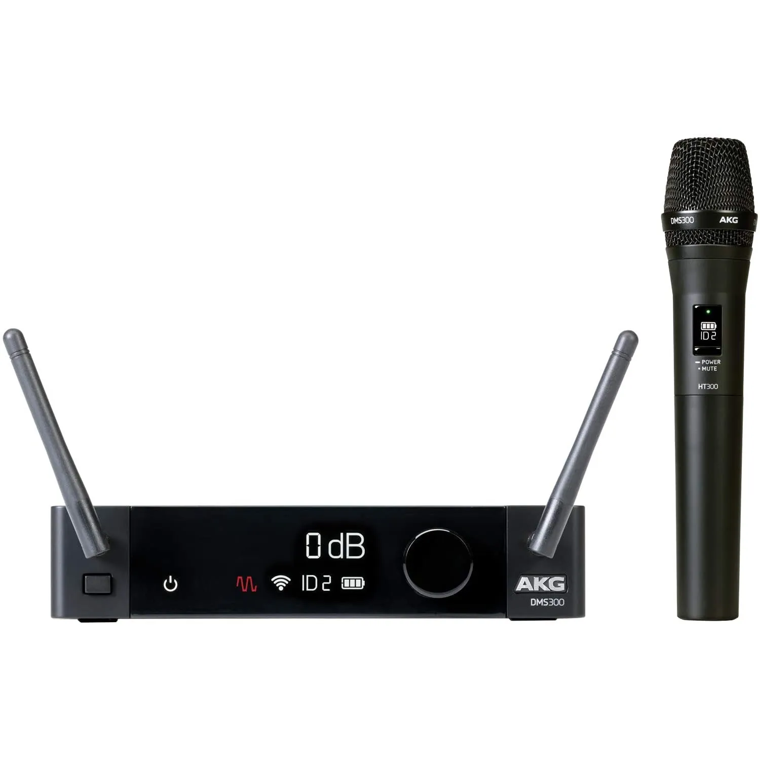 AKG Pro Audio DMS300 Digital Wireless Microphone System, Vocal Set (5100252-00)