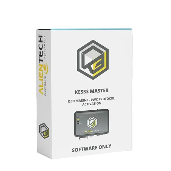 Alientech - KESS3 Master Software - OBD Marine - PWC Protocol Activation - Includes 12 Month Subscription ( Machine Sold Separately )