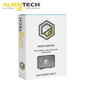 Alientech - KESS3 Master Software - OBD Marine - PWC Protocol Activation - Includes 12 Month Subscription ( Machine Sold Separately )