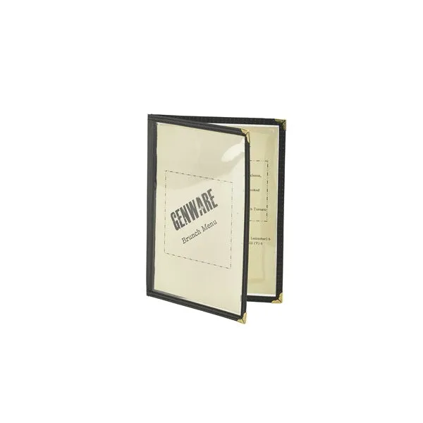 American Style Clear Menu Holder A5- 2 Page (Discontinued line contact for stocks)
