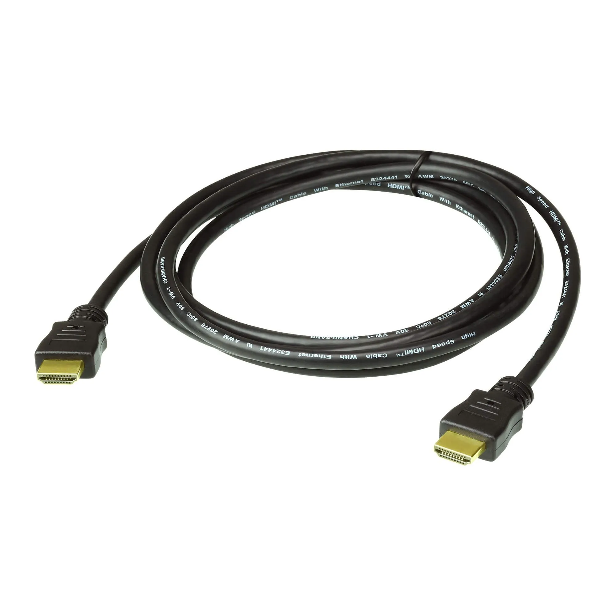 Aten 3M High Speed HDMI Cable with Ethernet. Support 4K UHD DCI, up to 4096 x 2160 @ 60Hz