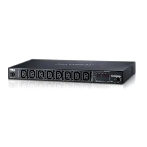 Aten 8 Port 1U 16A Smart PDU with Outlet level metering and outlet control, 7xC13   1xC19 Outlets (PE8208G)