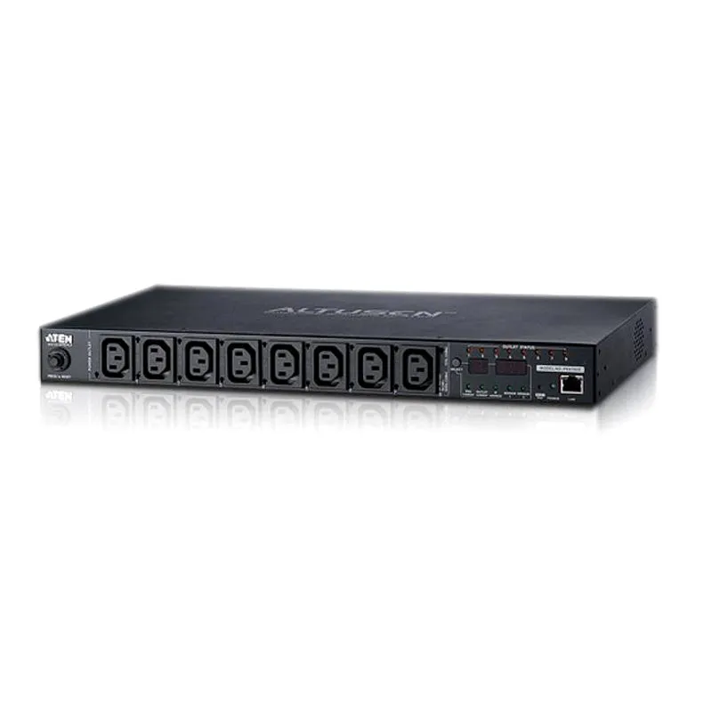 Aten 8 Port 1U 16A Smart PDU with Outlet level metering and outlet control, 7xC13   1xC19 Outlets (PE8208G)