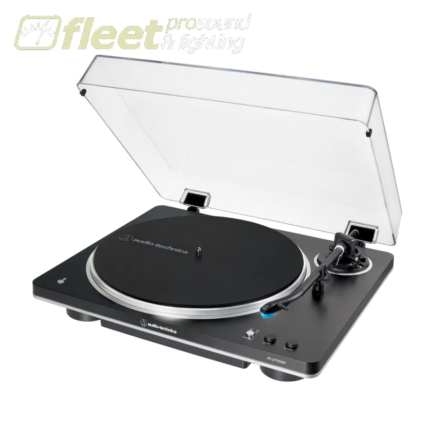 Audio-Technica AT-LP70XBT-BG Fully Automatic Wireless Belt-Drive Turntable - Black/Gray
