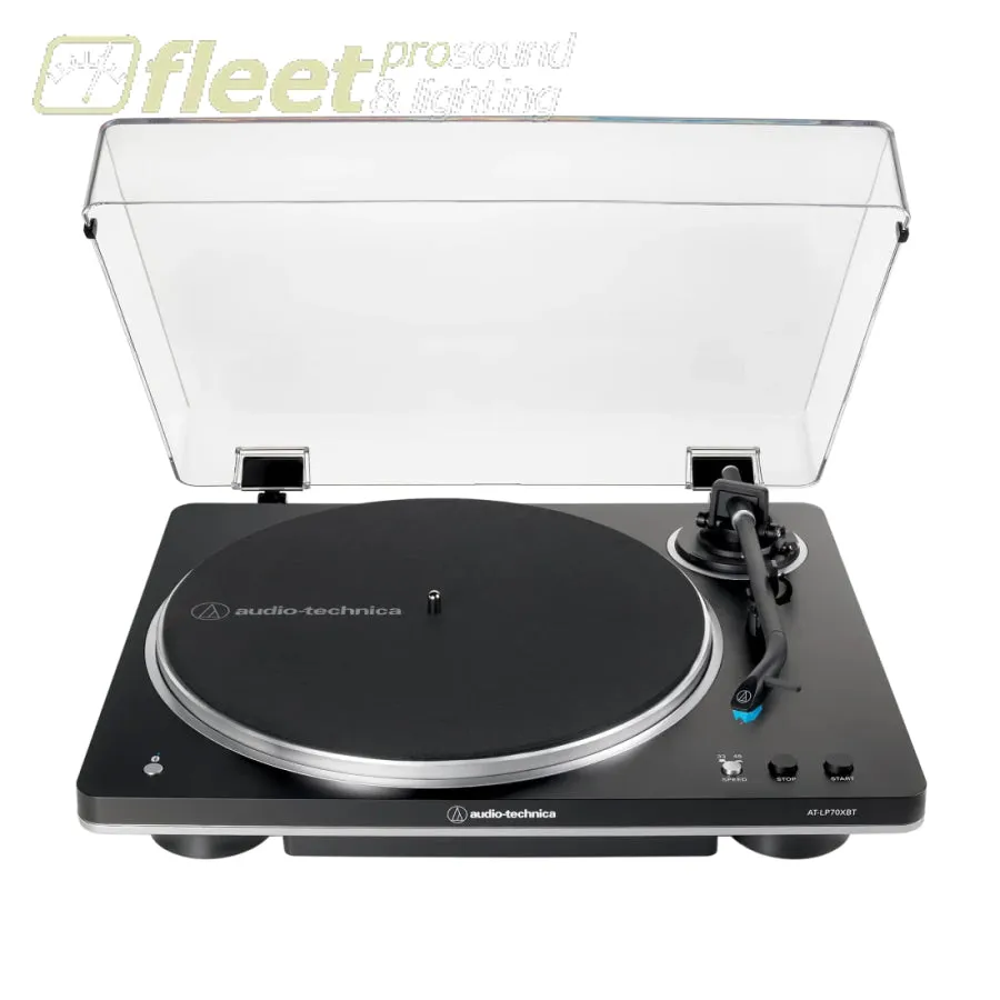 Audio-Technica AT-LP70XBT-BG Fully Automatic Wireless Belt-Drive Turntable - Black/Gray