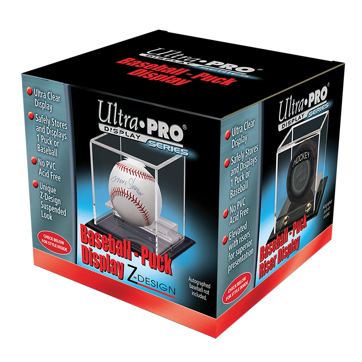 Baseball & Hockey Puck Z-Design Display Case