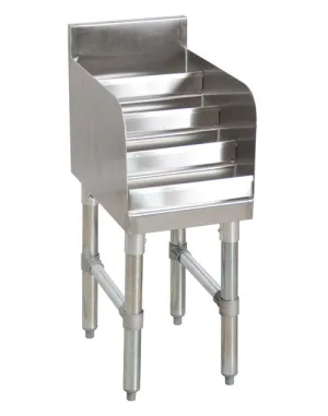 BK Resources UB4-21-LD12 12"W X 21-1/4"D x 32-1/2"H Underbar Liquor Display