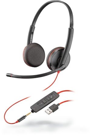 Blackwire C3225 (Binaural - USB & 3.5mm)