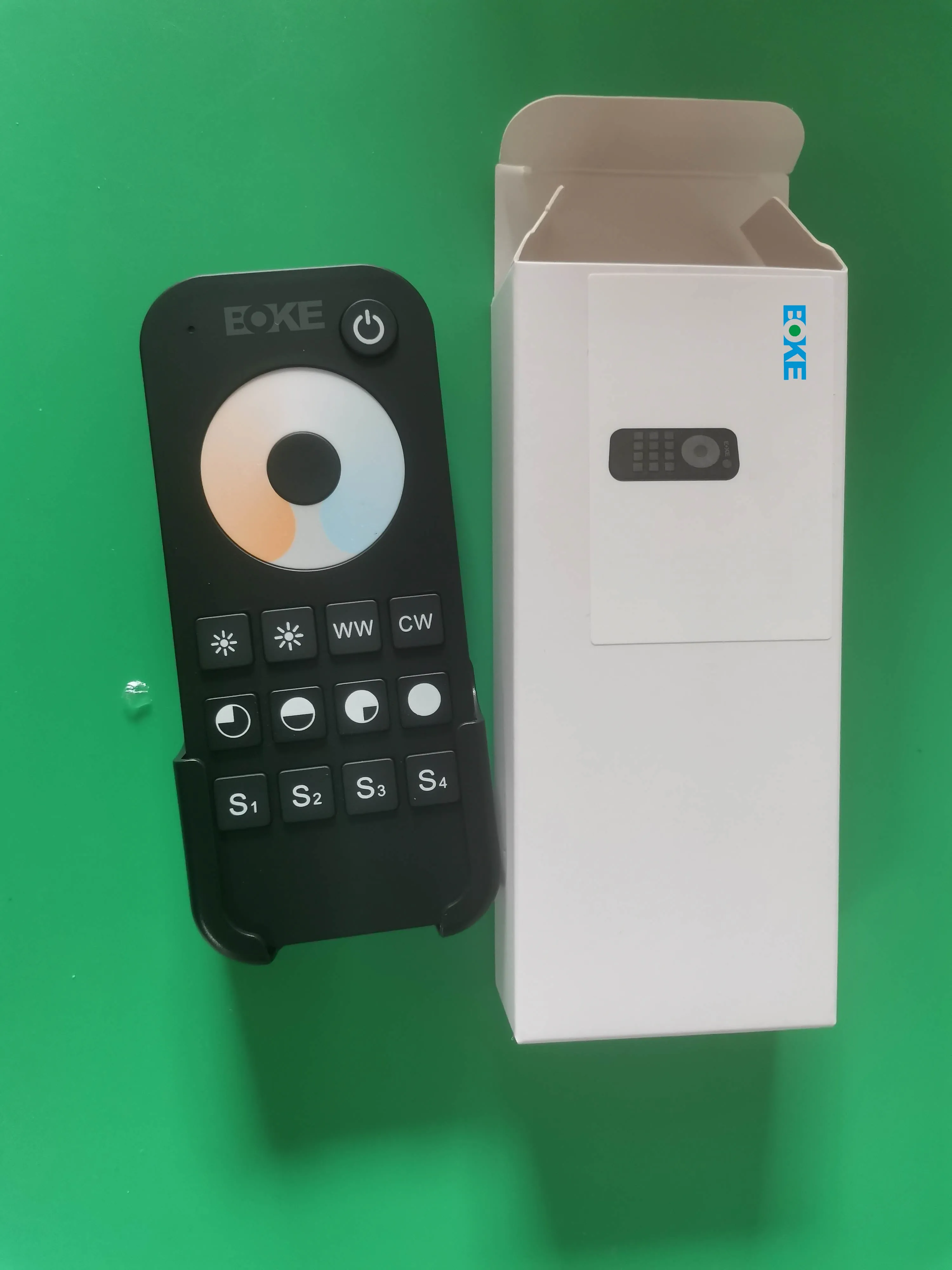 BOKE Dual color temperature LED wireless remote control with RF remote control, dimming