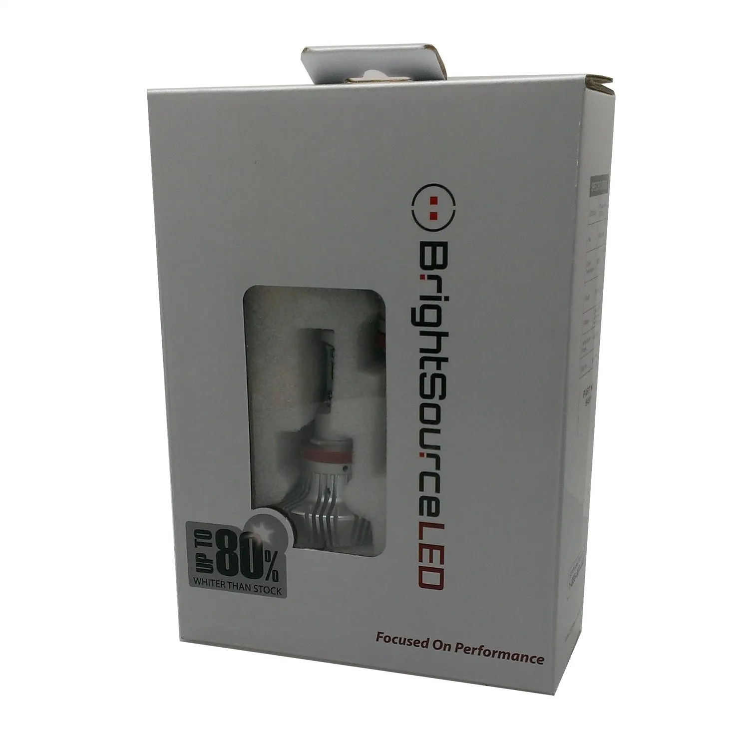 BrightSource 94912 LED Bulb; Twin Pack; 9012; Aluminum Heat Sink LED; 6500K; 2 Year Warranty;