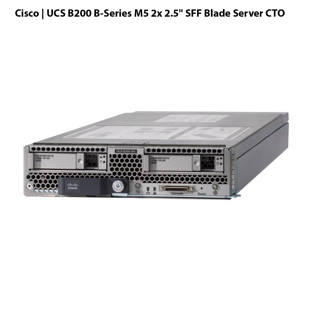 Cisco UCS B200 B-Series M5 2x SFF 2.5" Blade Server (UCSB-B200-M5-SFF)