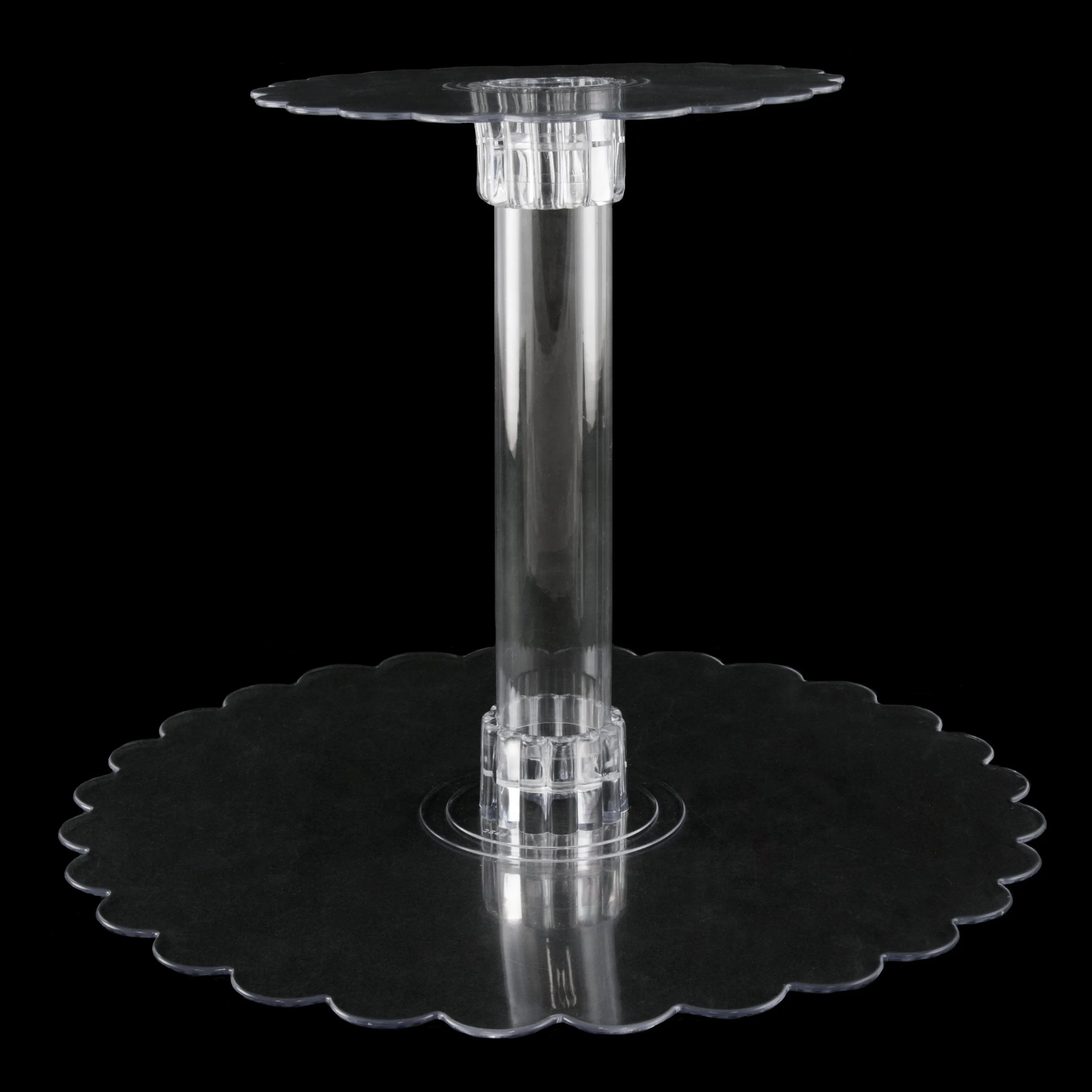 Clear Plastic Centerpiece Column: 8"
