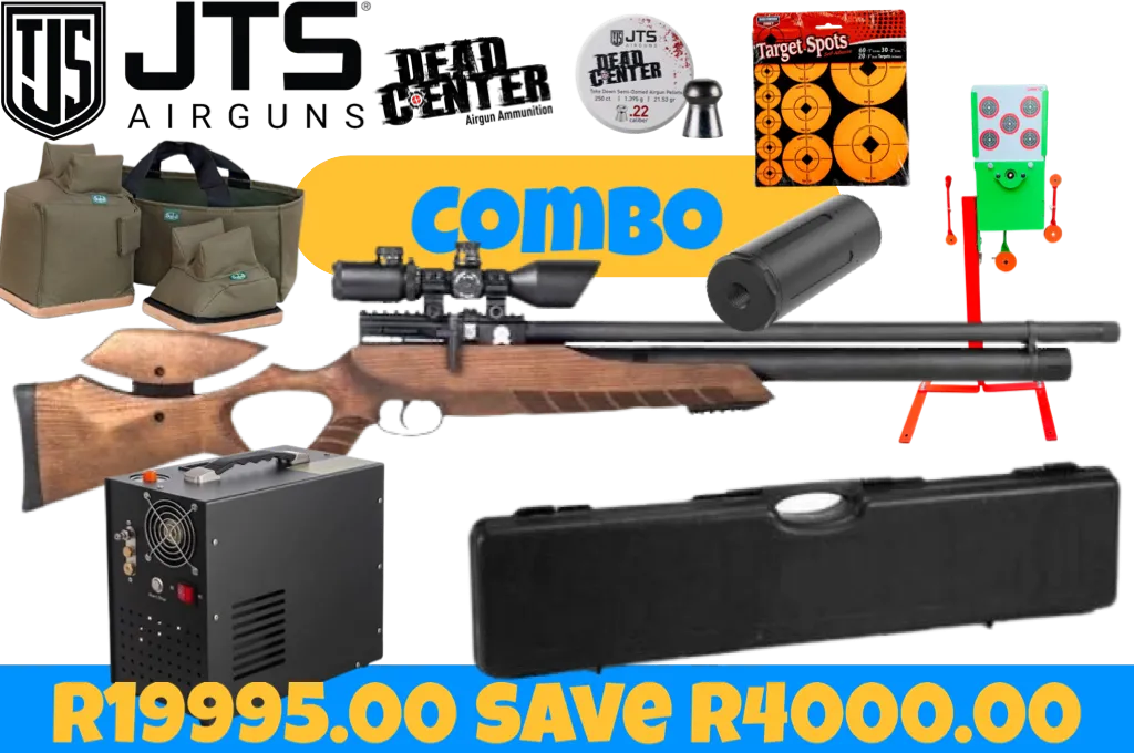 COMBO 2 JTS Airacuda MAX PCP Air Rifle 5.5mm