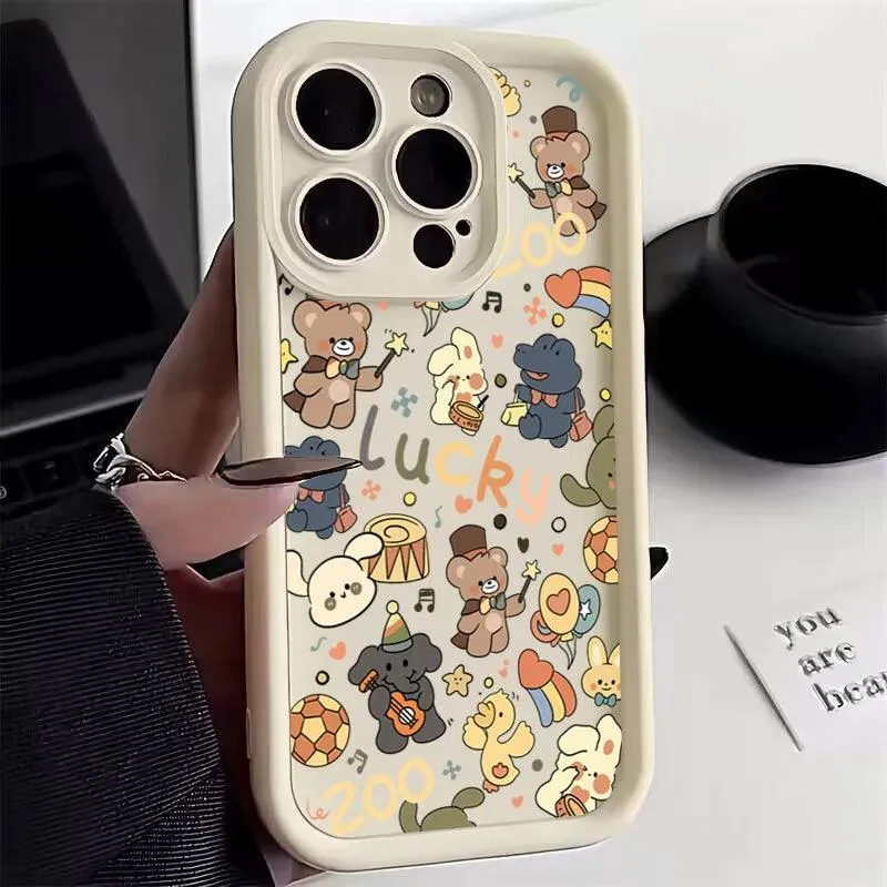 Cute Phone Cases For Galaxy A54, A14, A34, A33, A53, A32, A52, S24, S23 Ultra, S22 Plus, and S21 FE - Yellow Duck Cover - TSP234