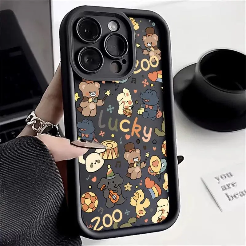 Cute Phone Cases For Galaxy A54, A14, A34, A33, A53, A32, A52, S24, S23 Ultra, S22 Plus, and S21 FE - Yellow Duck Cover - TSP234