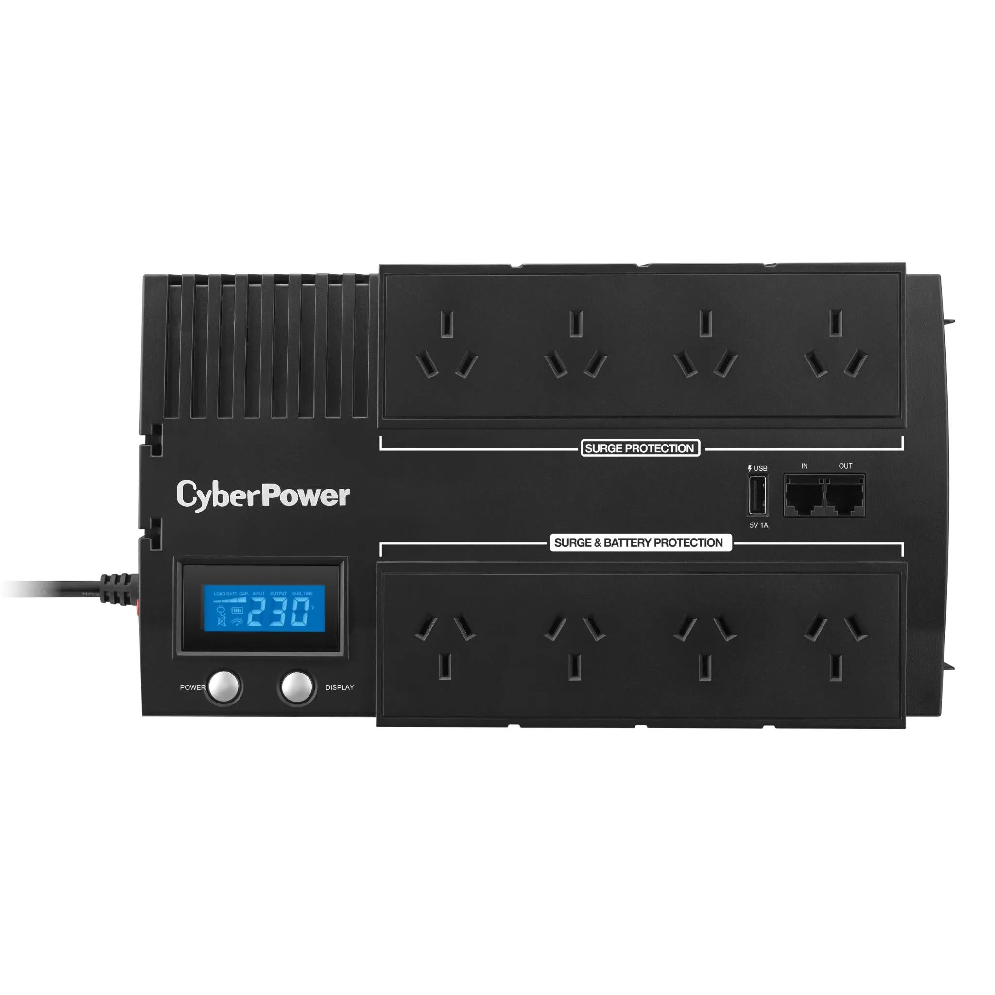 CyberPower BRIC-LCD 1000VA 600W Line Interactive UPS