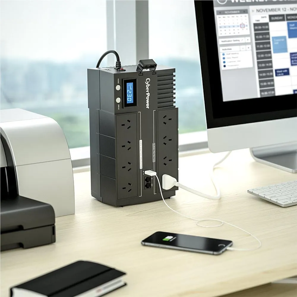 CyberPower BRIC-LCD 1000VA 600W Line Interactive UPS