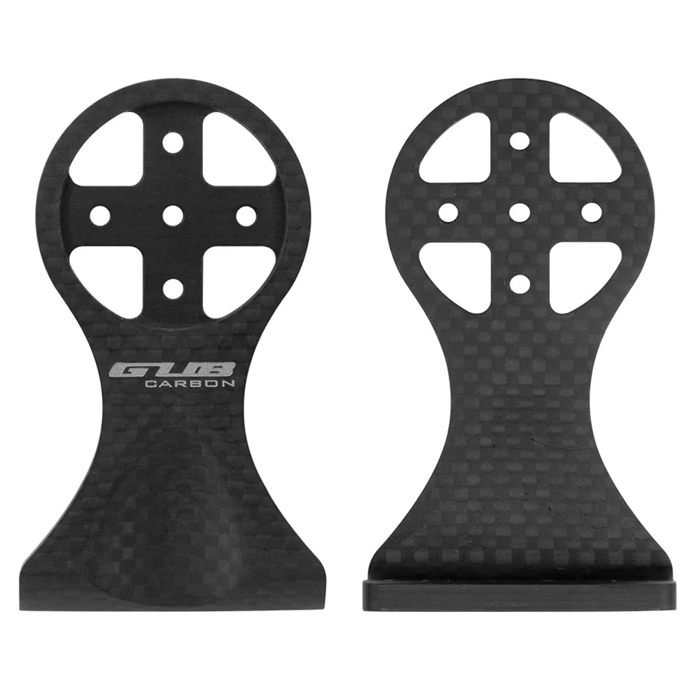 Cycling Bike Computer Mount Holder Out Front Carbon Fiber Bike Speedometer Holder with Camera Adapter and Flashlight Holder