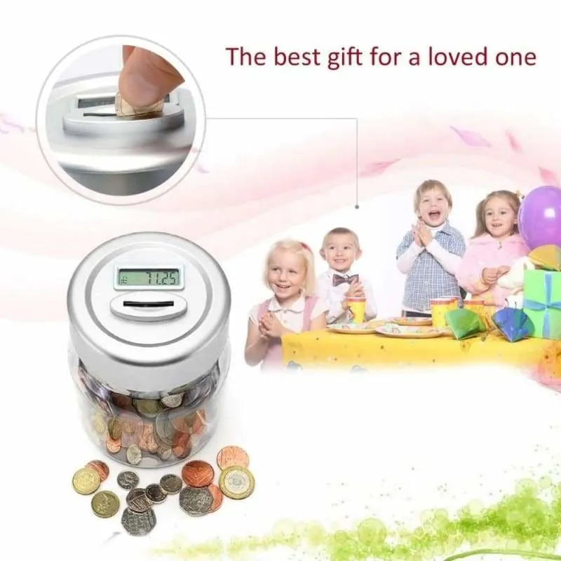 Digital Coin Counting Bank