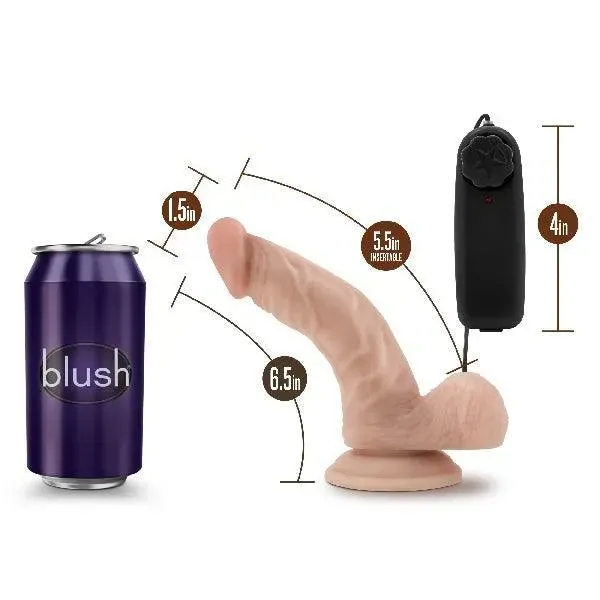 Dr Skin Dr Ken 6.5 Inch Vibrating Cock with Suction Cup Vanilla