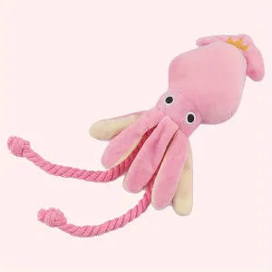 Durable and Interactive Dog Toy Octopus Design Teeth Grinder