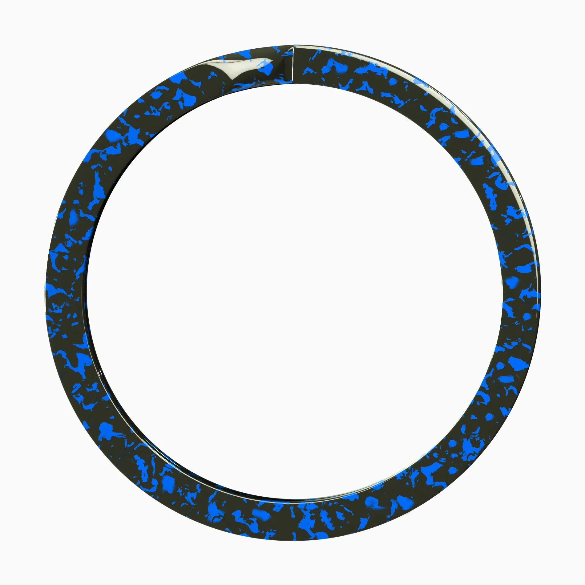 Durable Stylish Key Rings (Azure Blue)