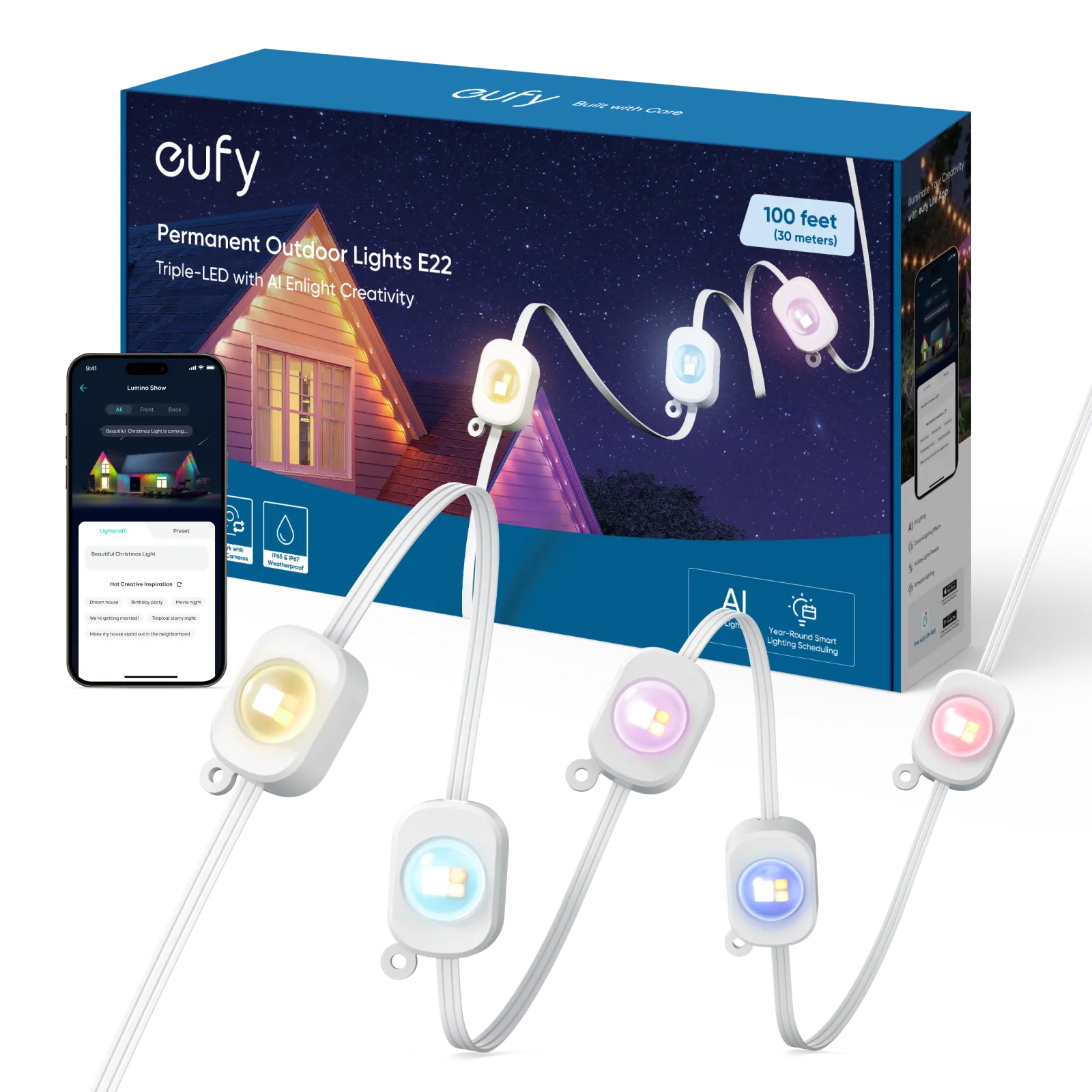 eufy Permanent Outdoor Lights E22 100ft